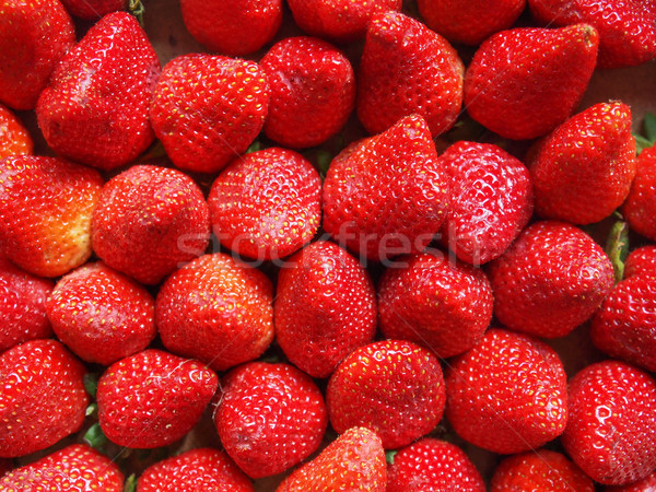 Stock photo: Strawberries fruits
