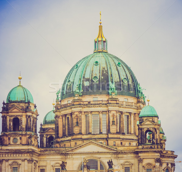 Retro look Berliner Dom Stock photo © claudiodivizia