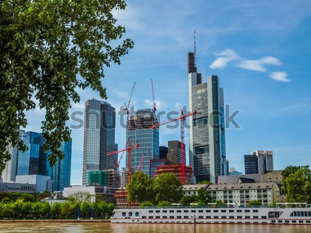 Frankfurt Alemanha ver cidade principal Foto stock © claudiodivizia
