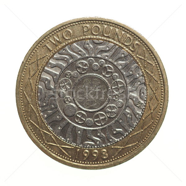 Pound coin - 2 Pounds Stock photo © claudiodivizia