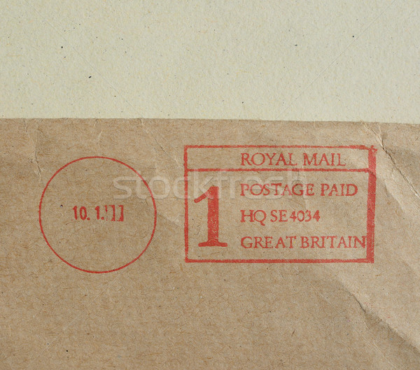 Acil birinci sınıf hava posta iş mektup Stok fotoğraf © claudiodivizia