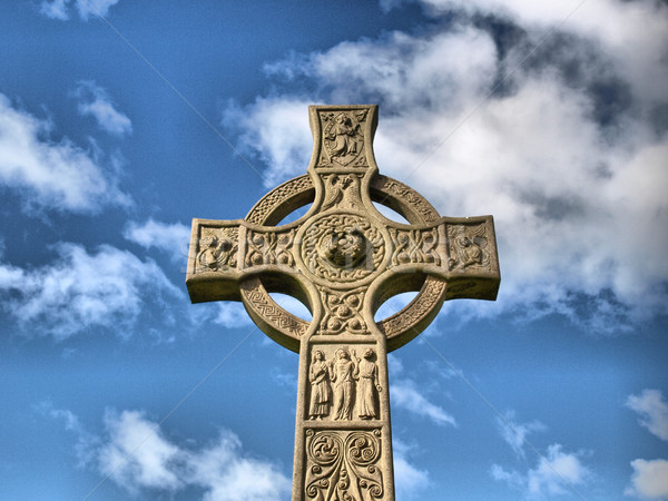 Glasgow cimetière hdr gothique jardin Écosse Photo stock © claudiodivizia