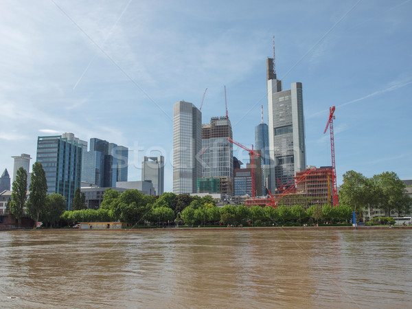 Stock foto: Frankfurt · Deutschland · Ansicht · Stadt · bin · Haupt