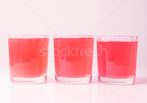 Rose pamplemousse jus verres table [[stock_photo]] © claudiodivizia