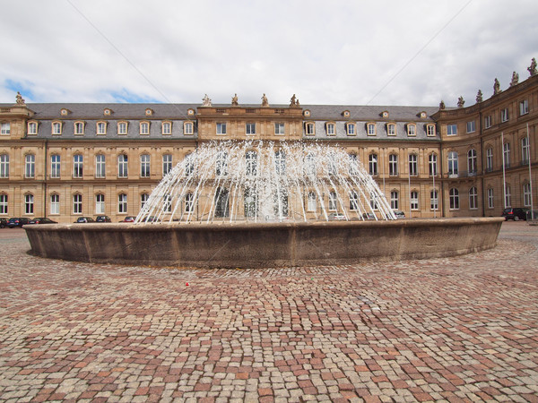 Schlossplatz (Castle square) Stuttgart Stock photo © claudiodivizia