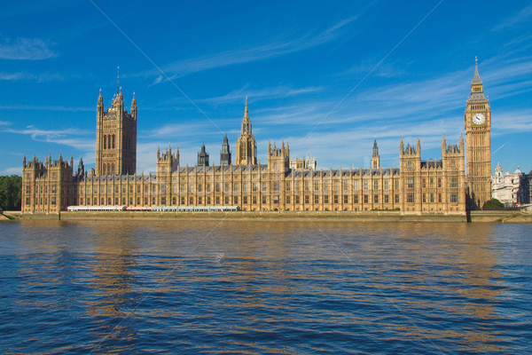 Evler parlamento westminster saray Londra Gotik Stok fotoğraf © claudiodivizia