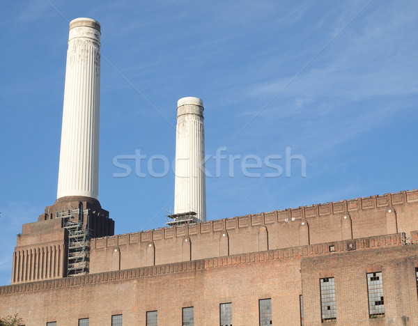 [[stock_photo]]: Londres · centrale · électrique · Angleterre · rétro · brique · architecture