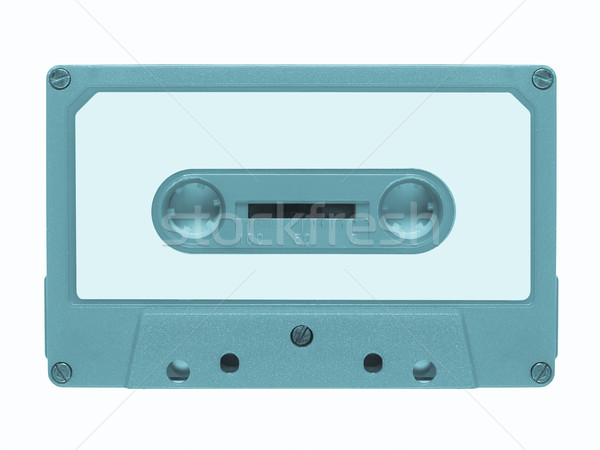 Bandă casetă magnetic audio muzică izolat Imagine de stoc © claudiodivizia