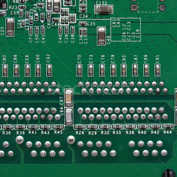 Zdjęcia stock: Wydrukowane · obwodu · szczegół · elektronicznej · komputera