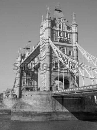 塔橋 倫敦 河 泰晤士 水 建築 商業照片 © claudiodivizia