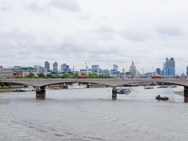 Stockfoto: Rivier · theems · Londen · panoramisch · toren