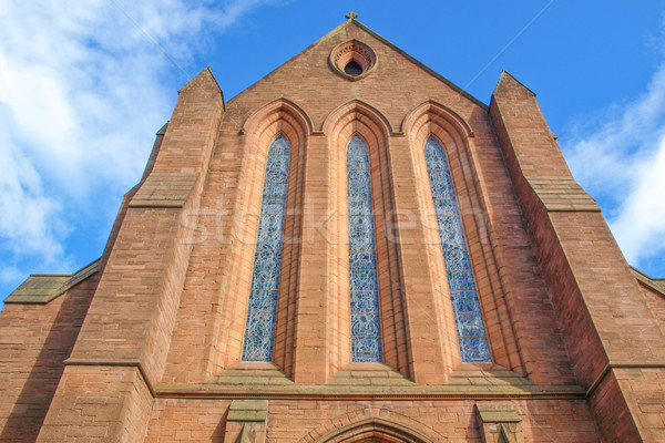 Glasgow kilise binası inşaat dizayn kilise taş Stok fotoğraf © claudiodivizia