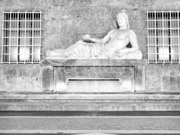 Dora Statue, Turin Stock photo © claudiodivizia