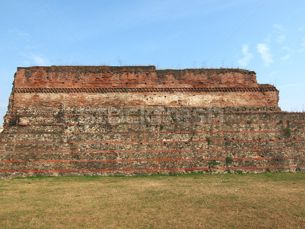 Roman Wall, Turin Stock photo © claudiodivizia