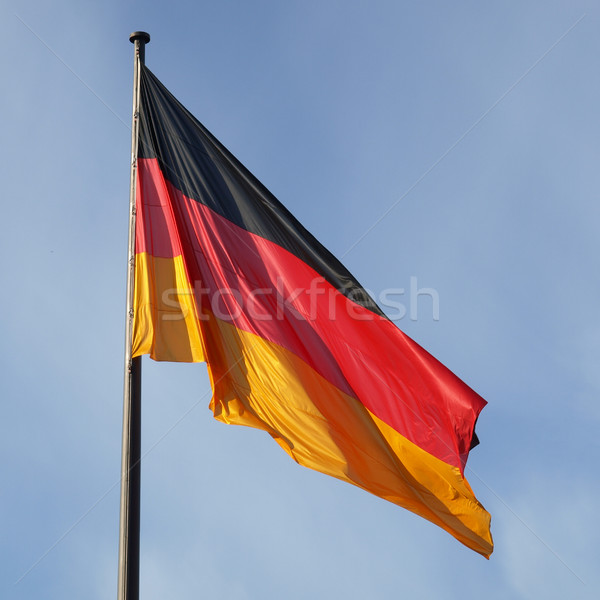 Bandeira Alemanha vermelho preto país Berlim Foto stock © claudiodivizia