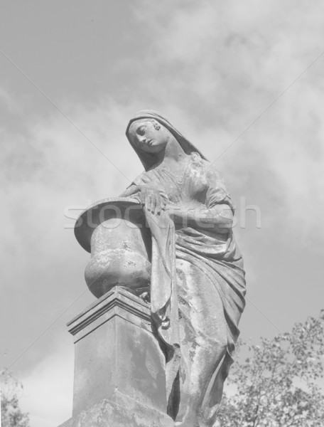 Глазго кладбище Готский саду Шотландии женщину Сток-фото © claudiodivizia