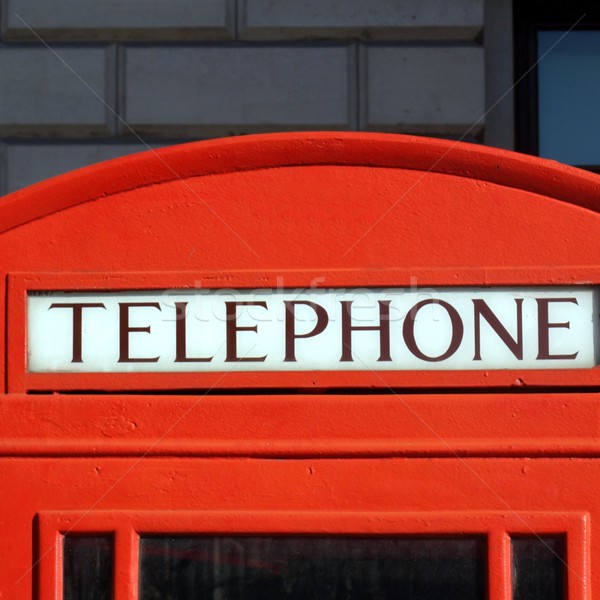 London telephone box Stock photo © claudiodivizia