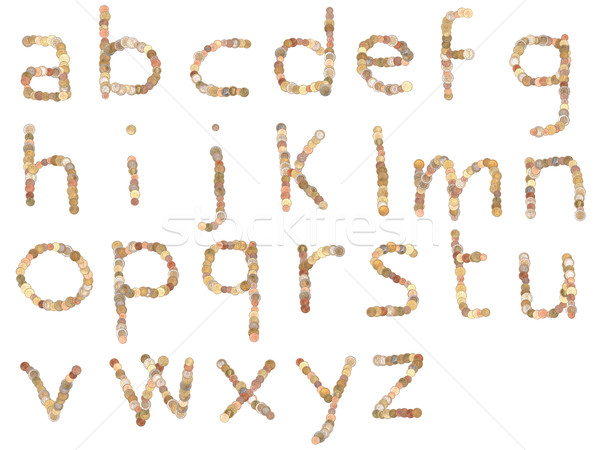 Letters of the British alphabet Stock photo © claudiodivizia