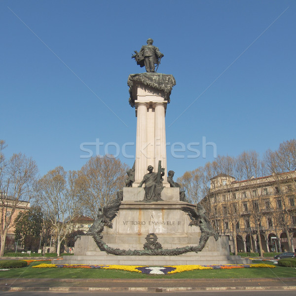 Stock photo: Vittorio Emanuele II statue