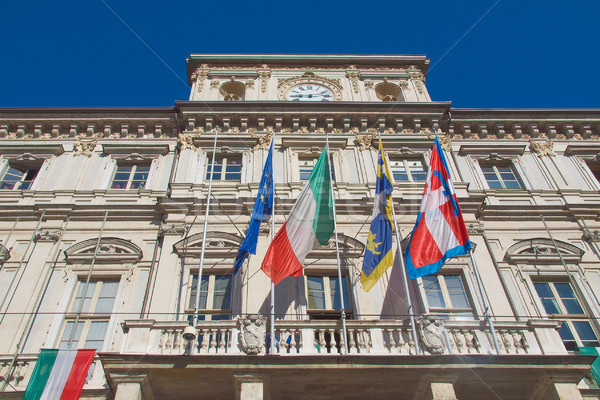 Mairie Italie rétro panorama vue [[stock_photo]] © claudiodivizia