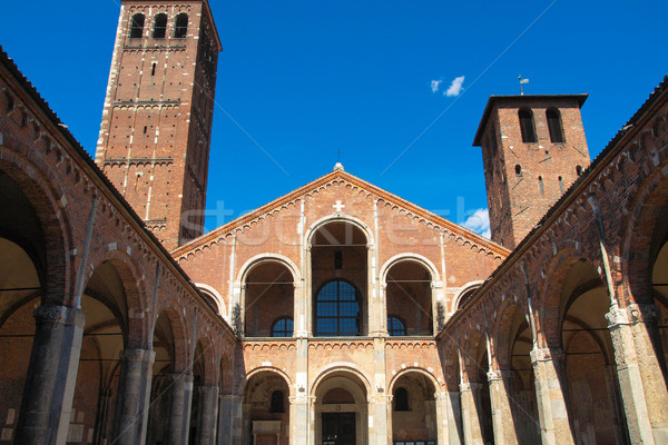 Sant Ambrogio church, Milan Stock photo © claudiodivizia