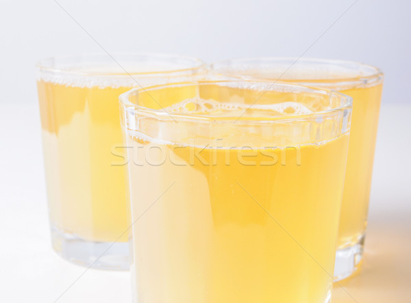 Ananas suc ochelari mic dejun continental tabel fruct Imagine de stoc © claudiodivizia