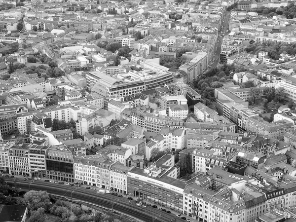 Berlin vue ville Allemagne blanc noir [[stock_photo]] © claudiodivizia