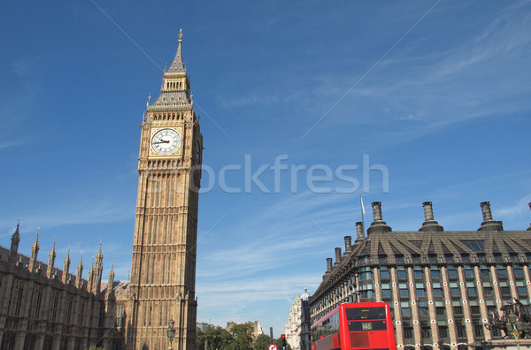 домах парламент Вестминстерский дворец Лондон Готский Сток-фото © claudiodivizia
