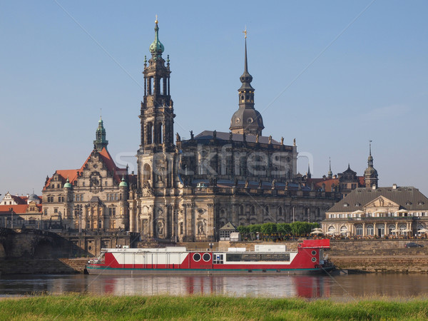 Dresden Hofkirche Stock photo © claudiodivizia