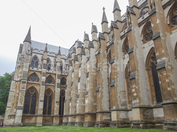 Westminster abdij kerk Londen retro Engeland Stockfoto © claudiodivizia
