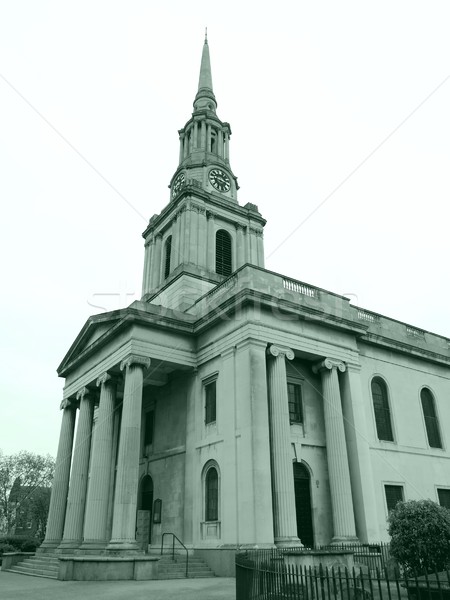 Tüm kilise Londra kavak yüksek dinamik Stok fotoğraf © claudiodivizia