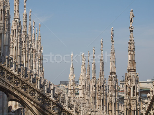 Милан Готский собора Церкви Италия Сток-фото © claudiodivizia