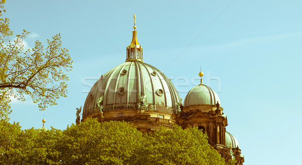 Retro looking Berliner Dom Stock photo © claudiodivizia