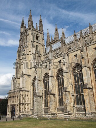 Westminster abdij kerk Londen retro Engeland Stockfoto © claudiodivizia