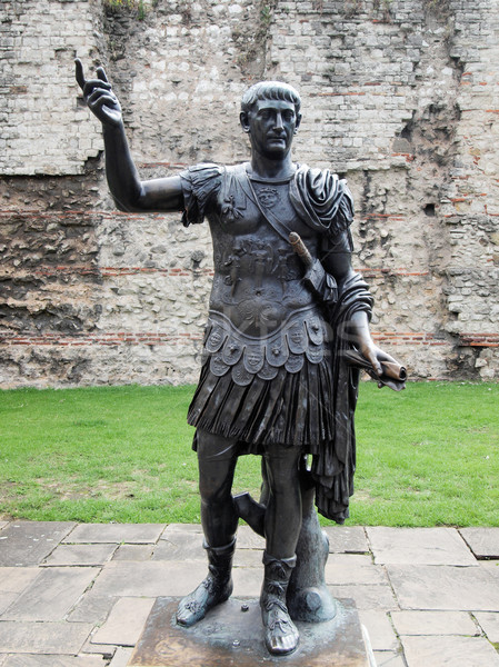 Császár szobor ősi római London építészet Stock fotó © claudiodivizia