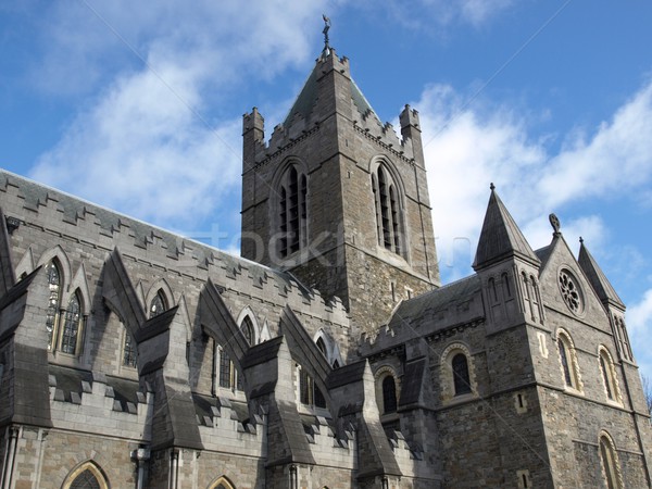 Christ Kirche Dublin gotischen Architektur Stil Stock foto © claudiodivizia