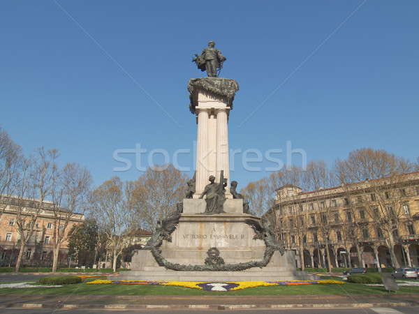 Stock photo: Vittorio Emanuele II statue