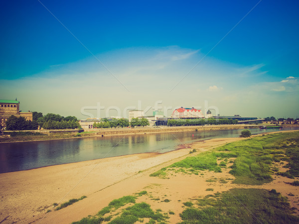 реке Дрезден воды моста Сток-фото © claudiodivizia