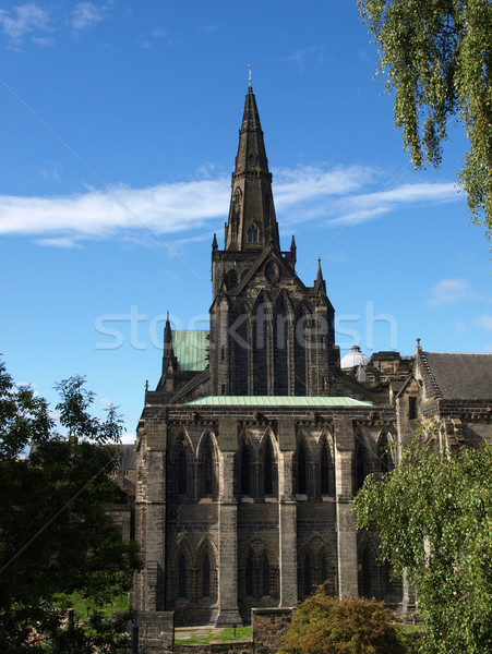 Glasgow katedral yüksek inşaat duvar kilise Stok fotoğraf © claudiodivizia