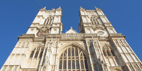 Westminster opactwo kościoła Londyn retro Anglii Zdjęcia stock © claudiodivizia