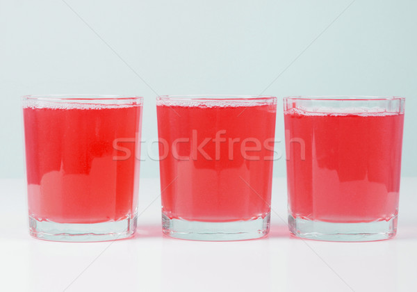 Rosa pomelo jugo gafas desayuno continental mesa Foto stock © claudiodivizia