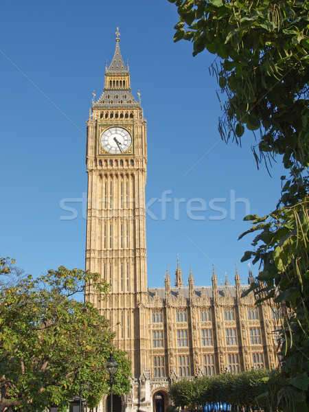 Сток-фото: большой · Бен · домах · парламент · Вестминстерский · дворец · Лондон