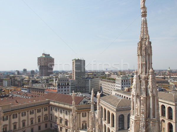 Milano Italia view città milano costruzione Foto d'archivio © claudiodivizia