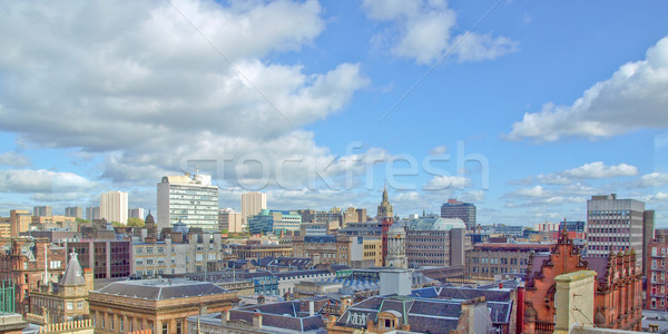Glasgow şehir İskoçya manzara panorama Stok fotoğraf © claudiodivizia