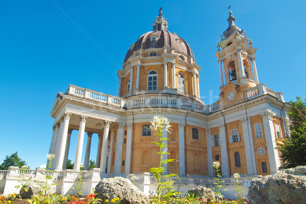 Basílica Itália antigo barroco abadia Foto stock © claudiodivizia