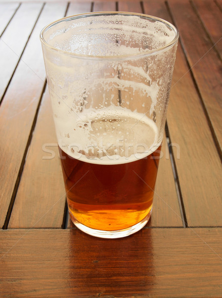 Sör ital nagy üveg pint alkoholos ital Stock fotó © claudiodivizia