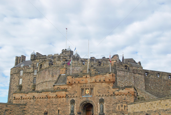 Edinburgh zamek Szkocji wielka brytania Zjednoczone Królestwo budowy Zdjęcia stock © claudiodivizia