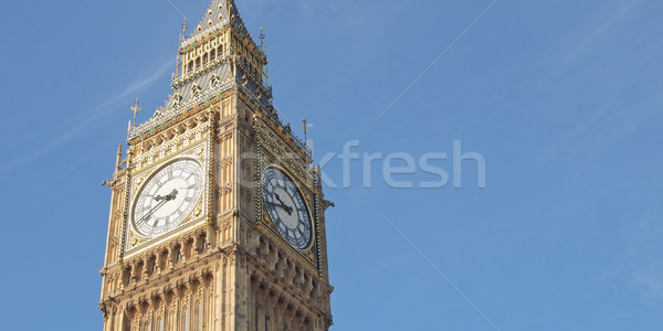 Big Ben huizen parlement westminster paleis Londen Stockfoto © claudiodivizia