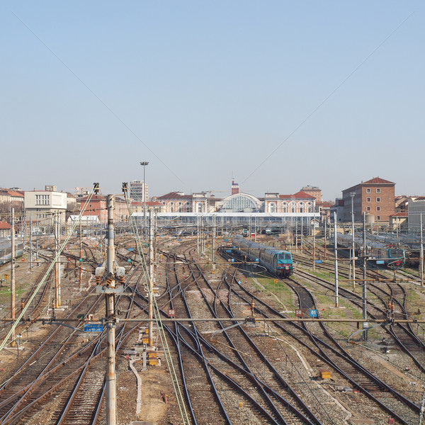 Porta Nuova station, Turin Stock photo © claudiodivizia