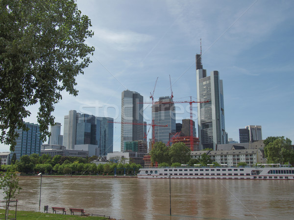 Frankfurt Alemania vista ciudad principal Foto stock © claudiodivizia